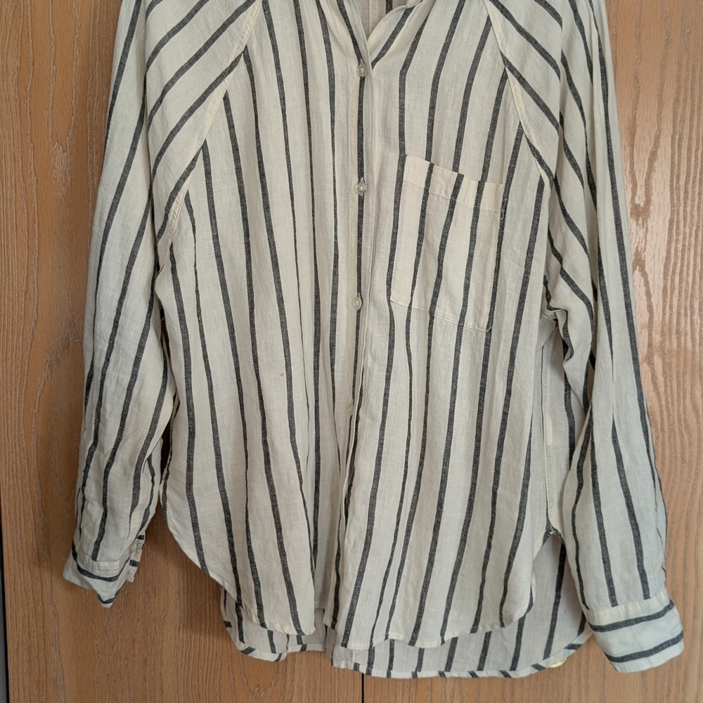 Z Supply Striped Button-Up Shirt